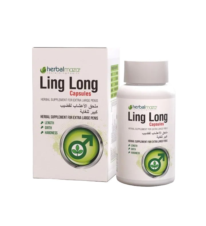 Herbal Maza Ling Long 60 Capsules for Men – 100% Herbal Energy & Stamina Booster Supplement - Beasymart