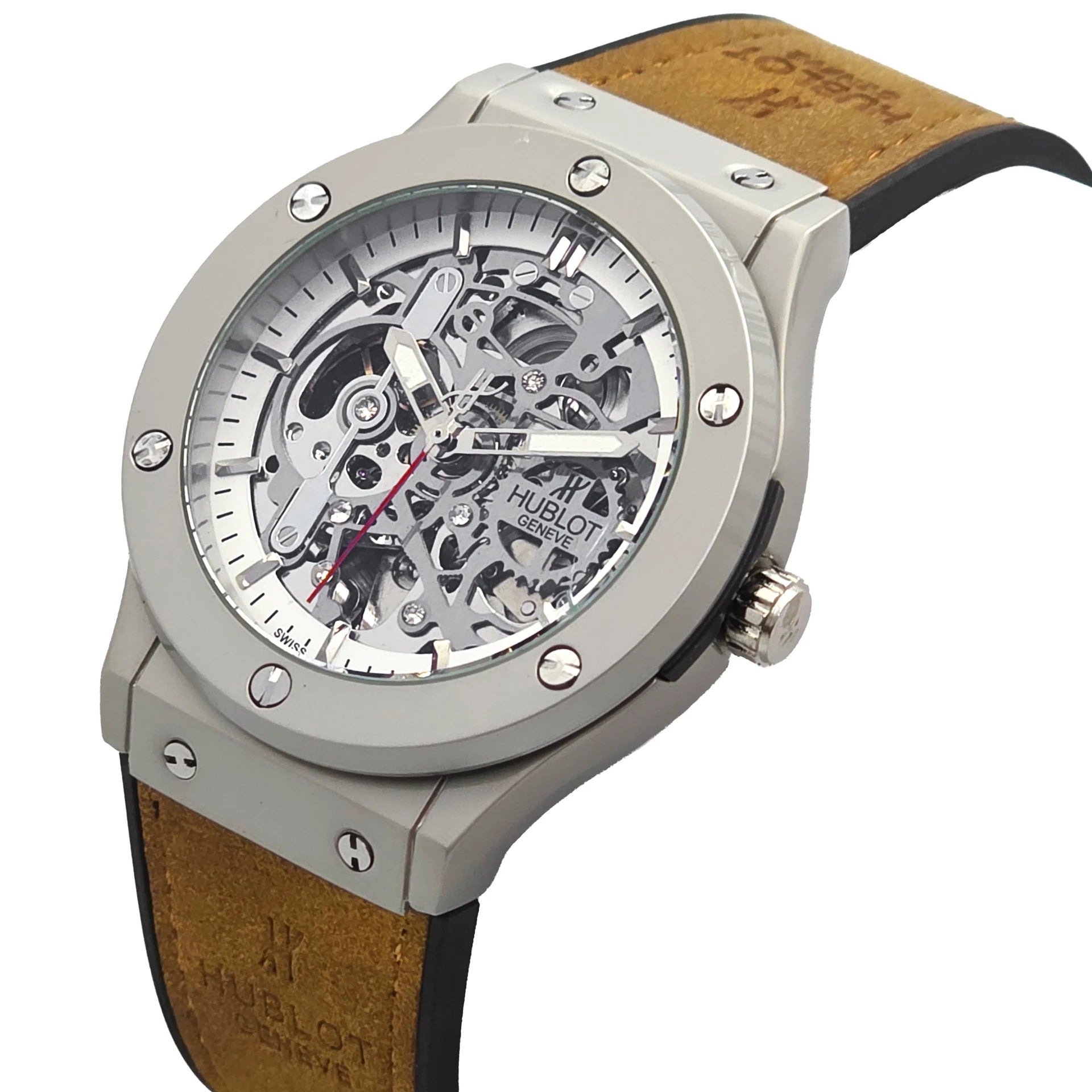 Hublot Classic Fusion Aerofusion style automatic skeleton dial watch -  M003
