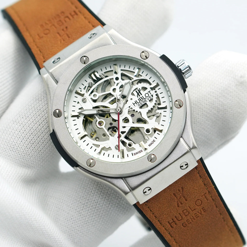 Hublot Classic Fusion Aerofusion style automatic skeleton dial watch -  M003