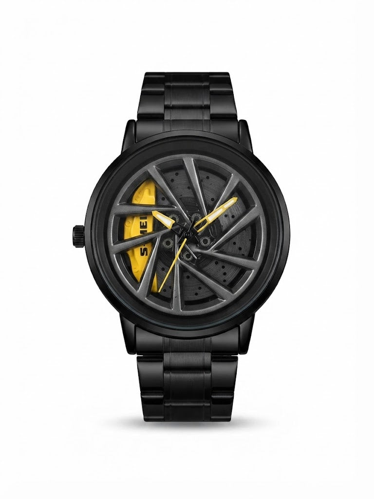 SKMEI 1787 Rotation Wheel Stainless Steel Watch - M020