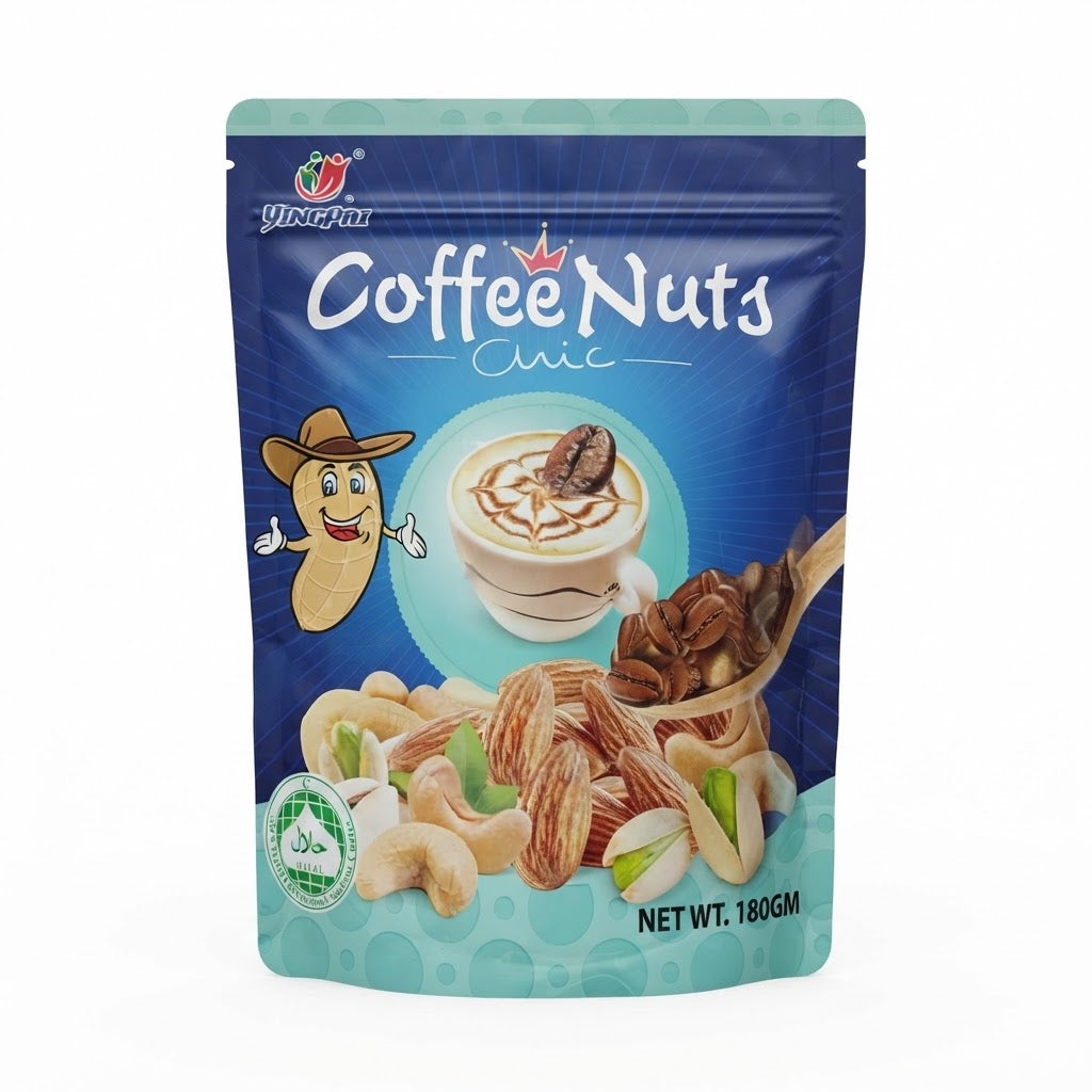 Yingpai Coffee Nuts 250g – Coffee Flavoured Nuts Snack