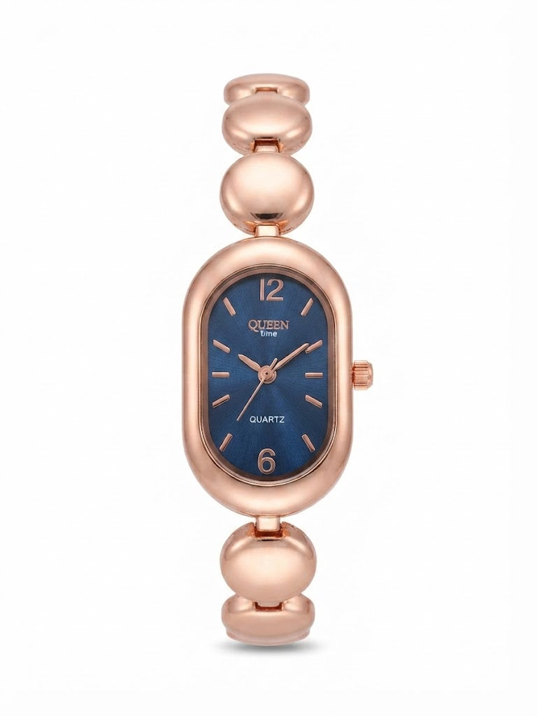 Queen Time Oval Bracelet Quartz Women Watch  - M065