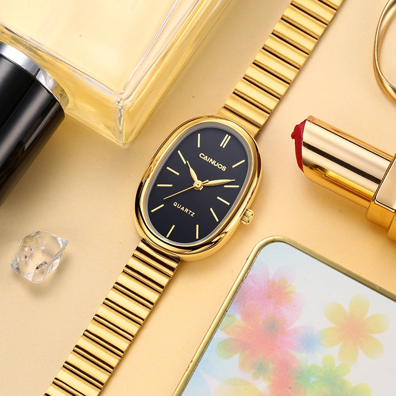 Curren elegant oval quartz watch for women - M066