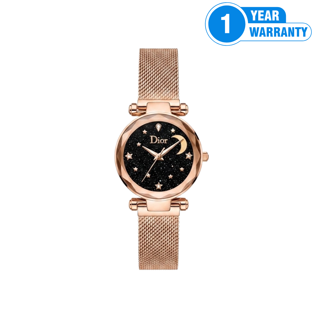 Rose Gold Women's Fashion Analog Watch