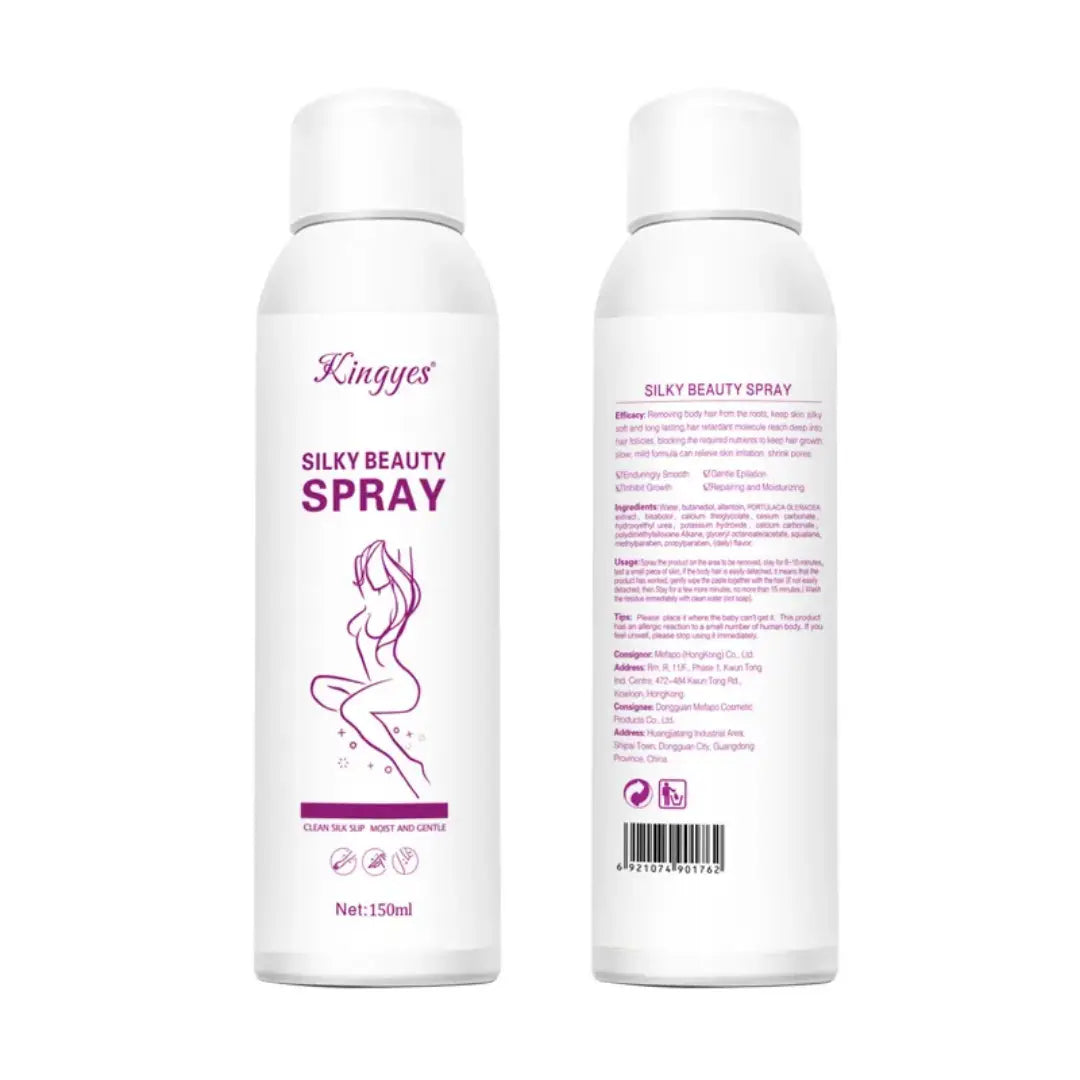 Kingyes Silky Beauty Spray 150ml hair removal spray buy online at beasymart
