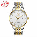 Women's Quartz Watch in a classic silver and gold two-tone finish - M107