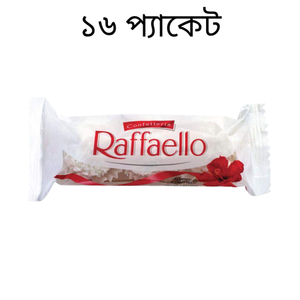 Ferrero Raffaello T15 Coconut Chocolate 480g (30g x 16 Packs) Full Box