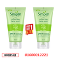 Simple Refreshing Facial Wash Kind To Skin Soap Free For All Skin Types 150ml Buy 1 Get 1 Offer