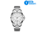 Silver-Toned  5003 Quartz Wristwatch