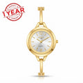 Queen Time Luxury Slim Metal Chain Ladies Watch - M121