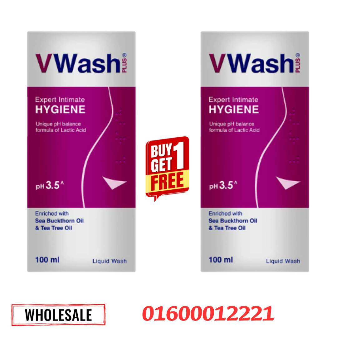 V Wash Expert Intimate Hygiene Wash 100ml Enriched With Sea Buckthorn Oil & Tea Tree Oil Buy 1 Get 1 Offer