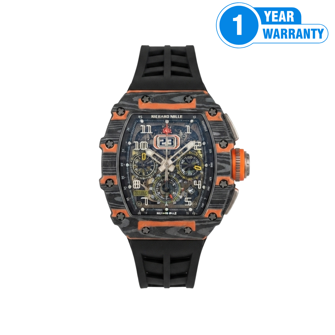 The Richard Mille RM 11-03 McLaren Automatic Flyback Chronograph.