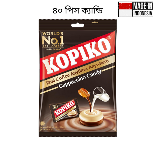 Kopiko Cappuccino Candy 1 Packet 40 Pcs Chocolate Imported
