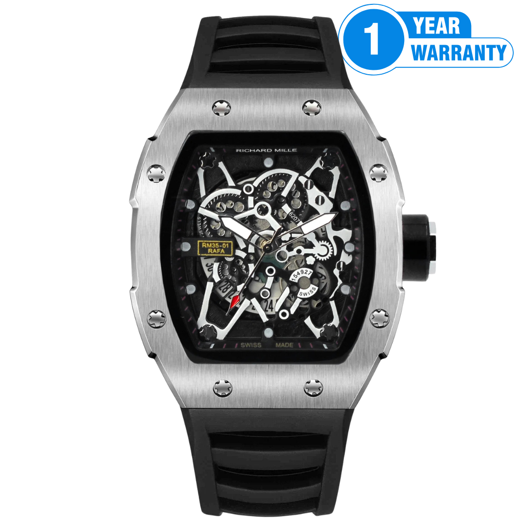 Richard Mille RM 35-01 Rafael Nadal manual winding skeletonized Watch.