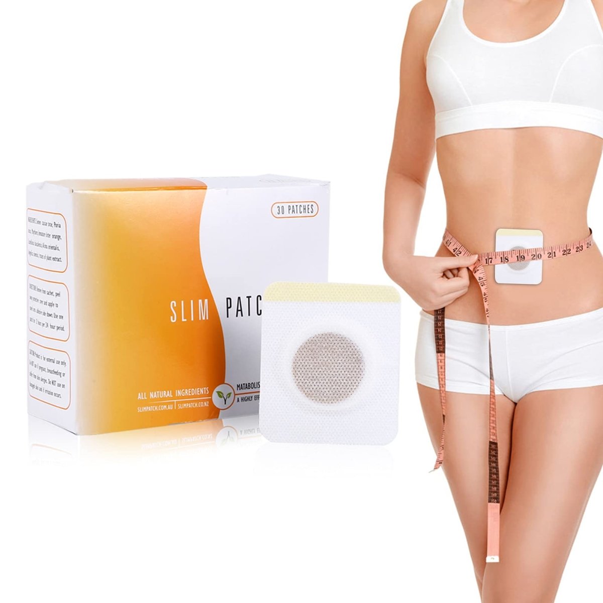 30pcs Fat Burner Slim Patch Weight Loss Slimming Body Weight Loss Products Slimming Navel Sticker Slimming Patch Slimming Products Belly Fat Burner For Men/Women Detox Slimming Fast Slimming - Beasymart