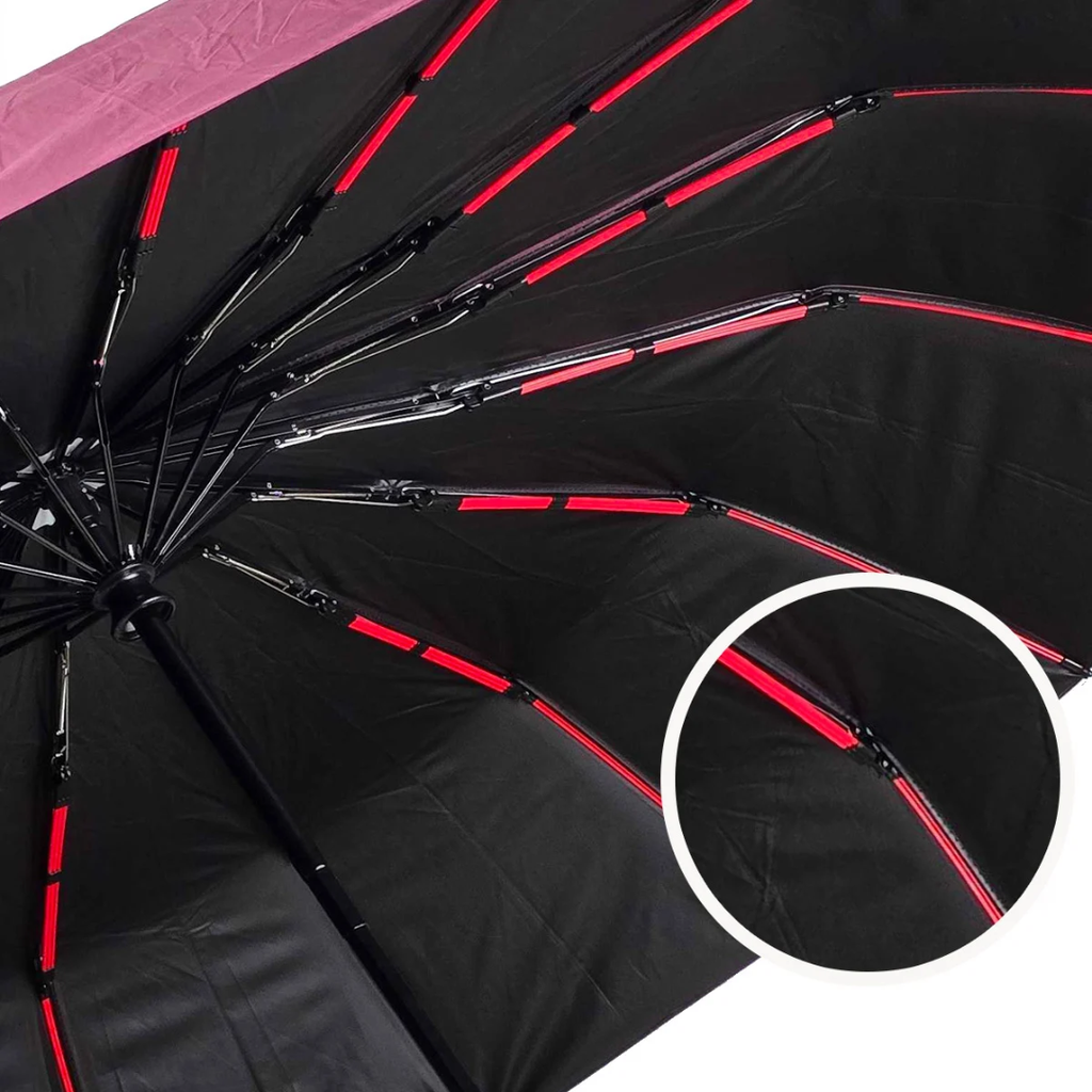 Rahman Windproof 16 Rib Auto Open Close Strong Frame Umbrella (48 Bones)