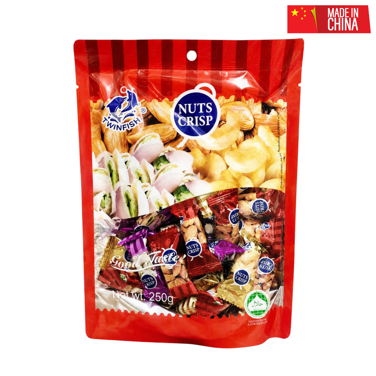 Twinfish Nuts Crisp 250gm