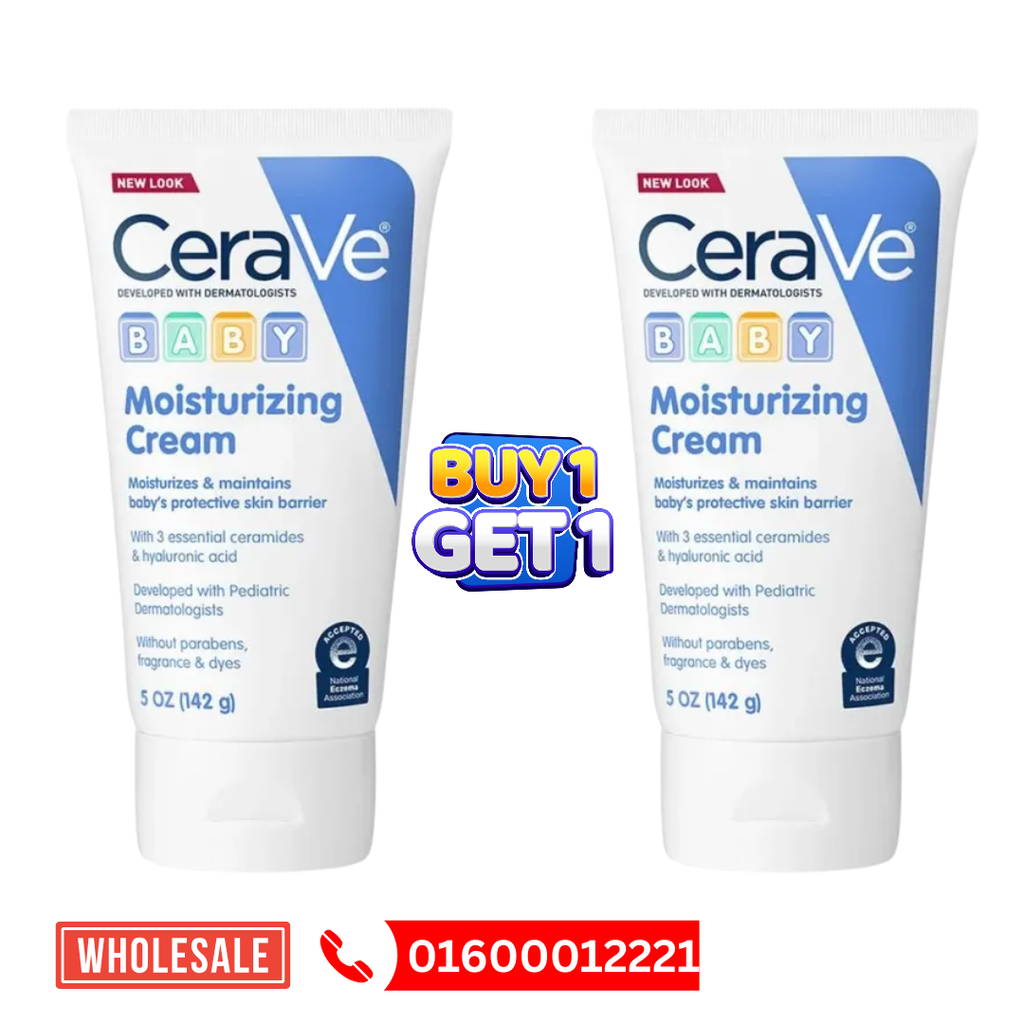 CeraVe Baby Moisturizing Cream – 142g (5 OZ) (Buy 1 Get 1 Offer)