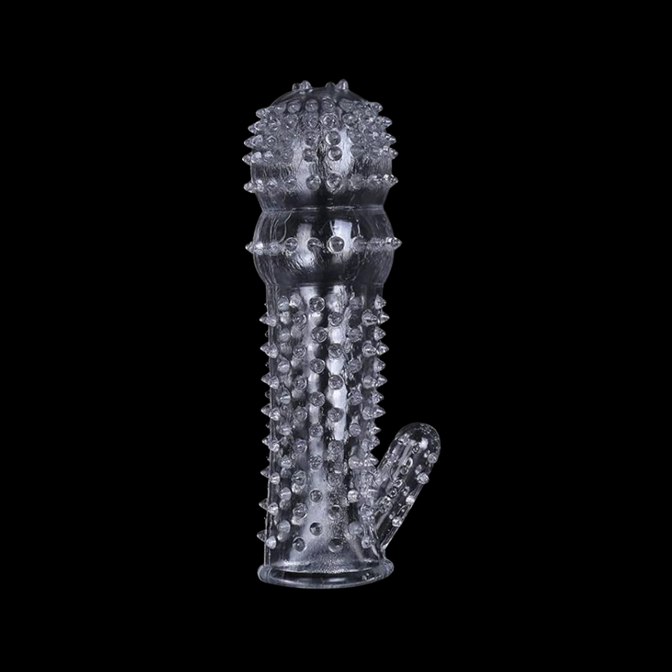 Spike Sleeve Transparent Crystal Sleeve Thorn Sleeve Male Condom SX-166