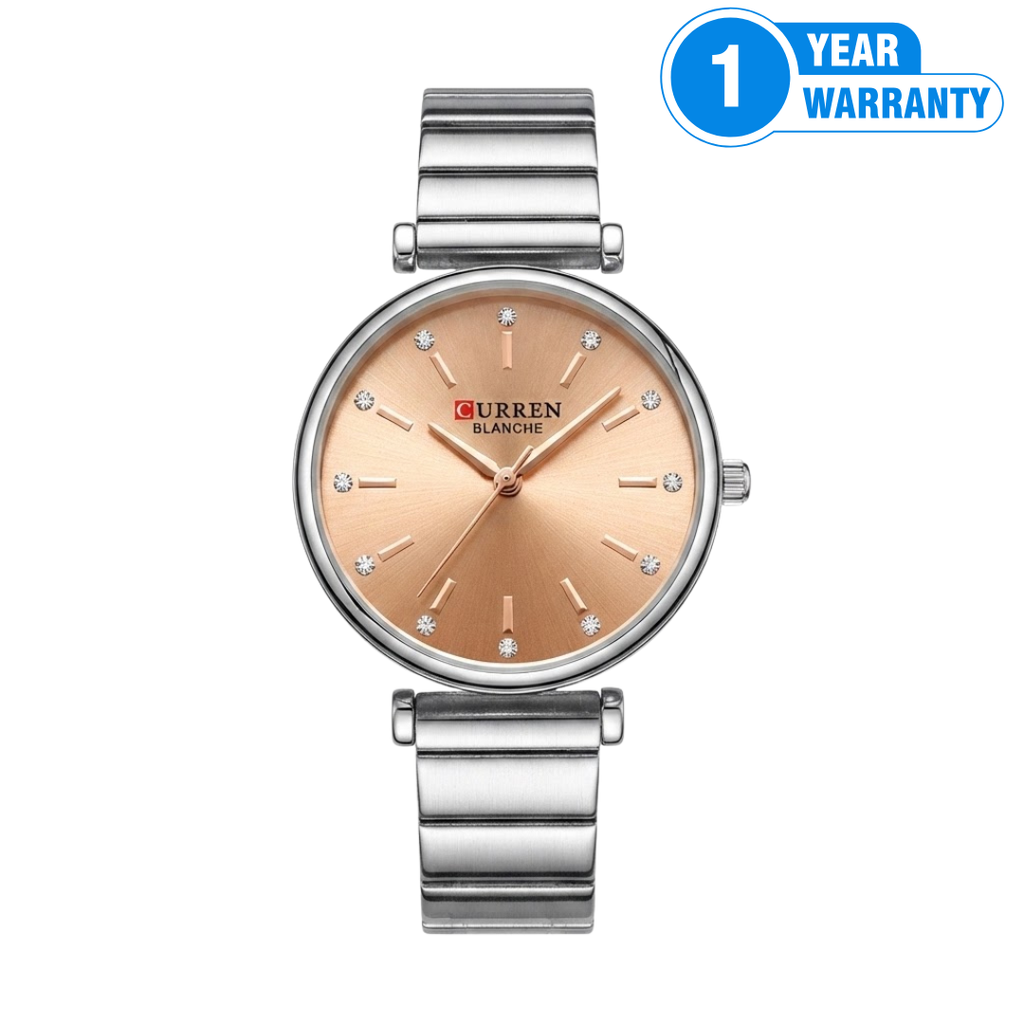CURREN Blanche 9081 Stainless Steel Analog Watch for Women.