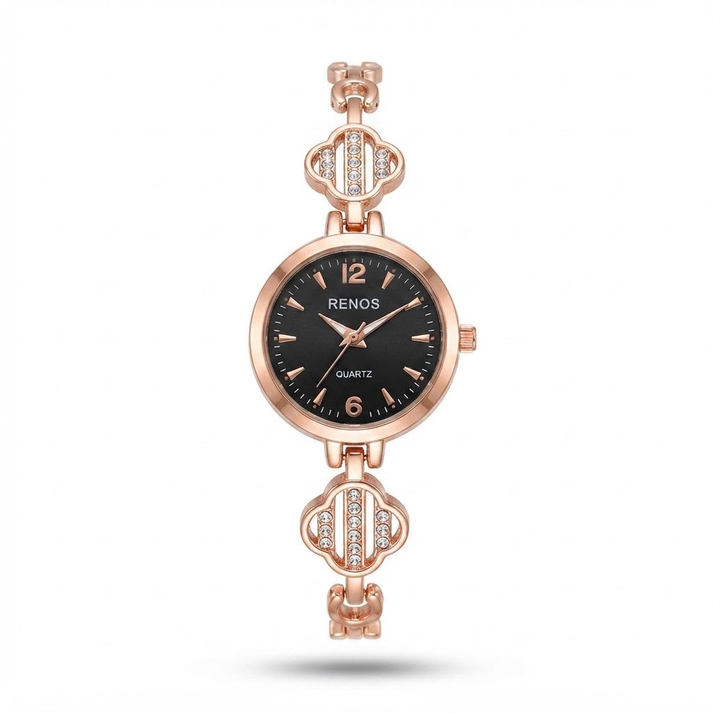 Rose Gold-Toned Renos Quartz Women's Watch