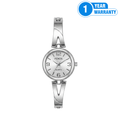 Women's Silver Bangle Watch