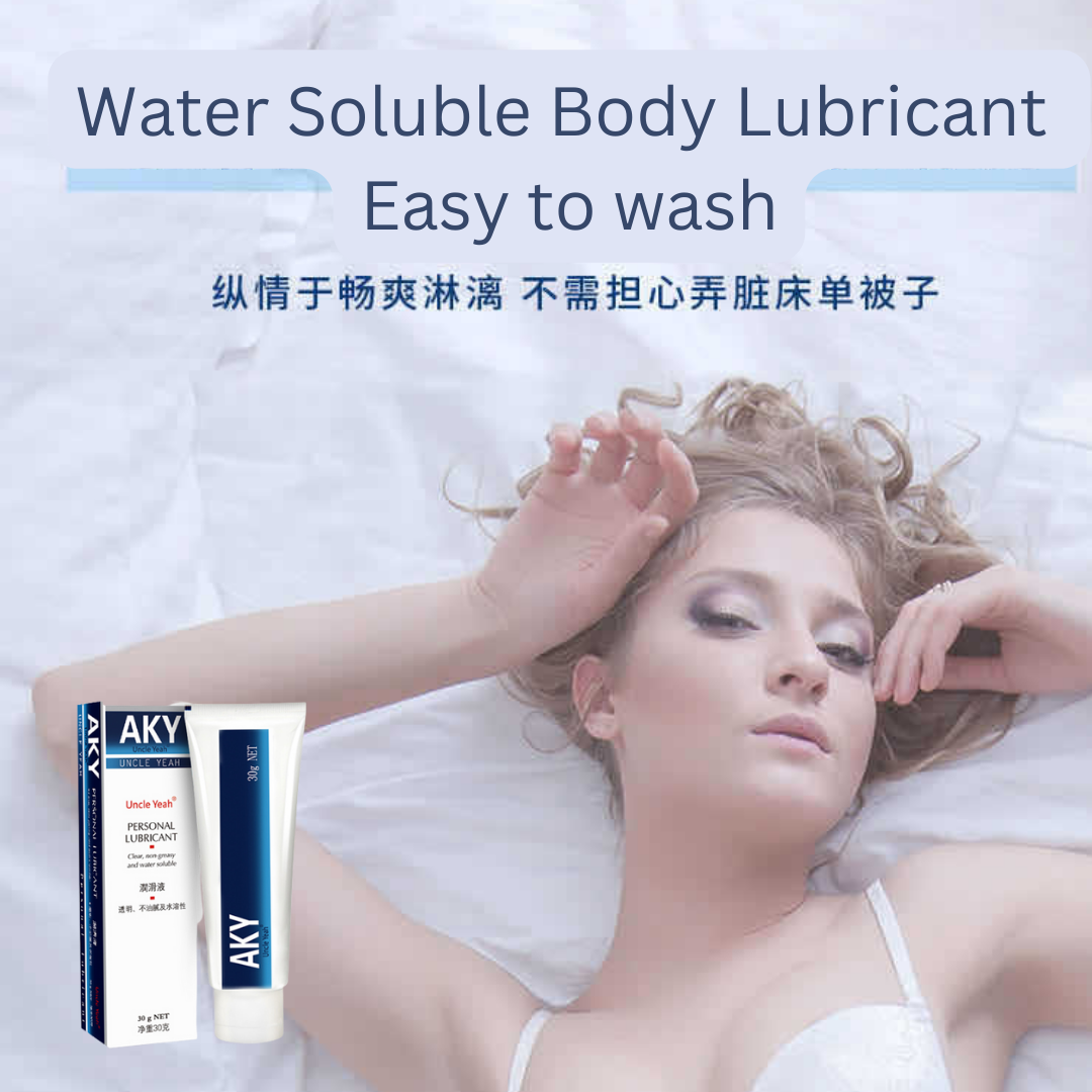 AKY Gel Lubricant Jelly Water Based Soluble Personal Pleasure AKY Lubricant 30g