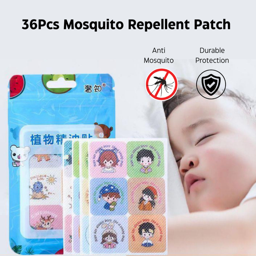 36pcs Plant Essential Oil Mosquito Repellent Patch Suitable Babies / Children / Pregnant Women