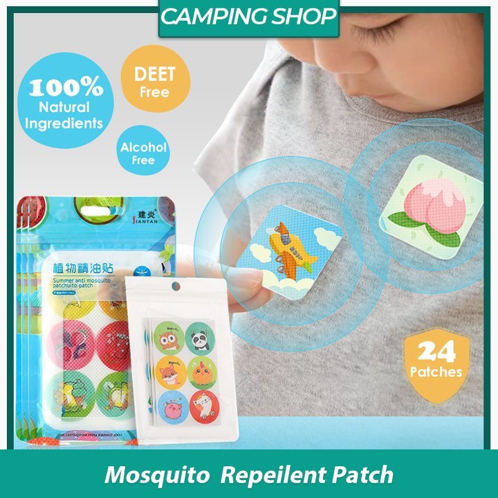 36pcs Plant Essential Oil Mosquito Repellent Patch Suitable Babies / Children / Pregnant Women