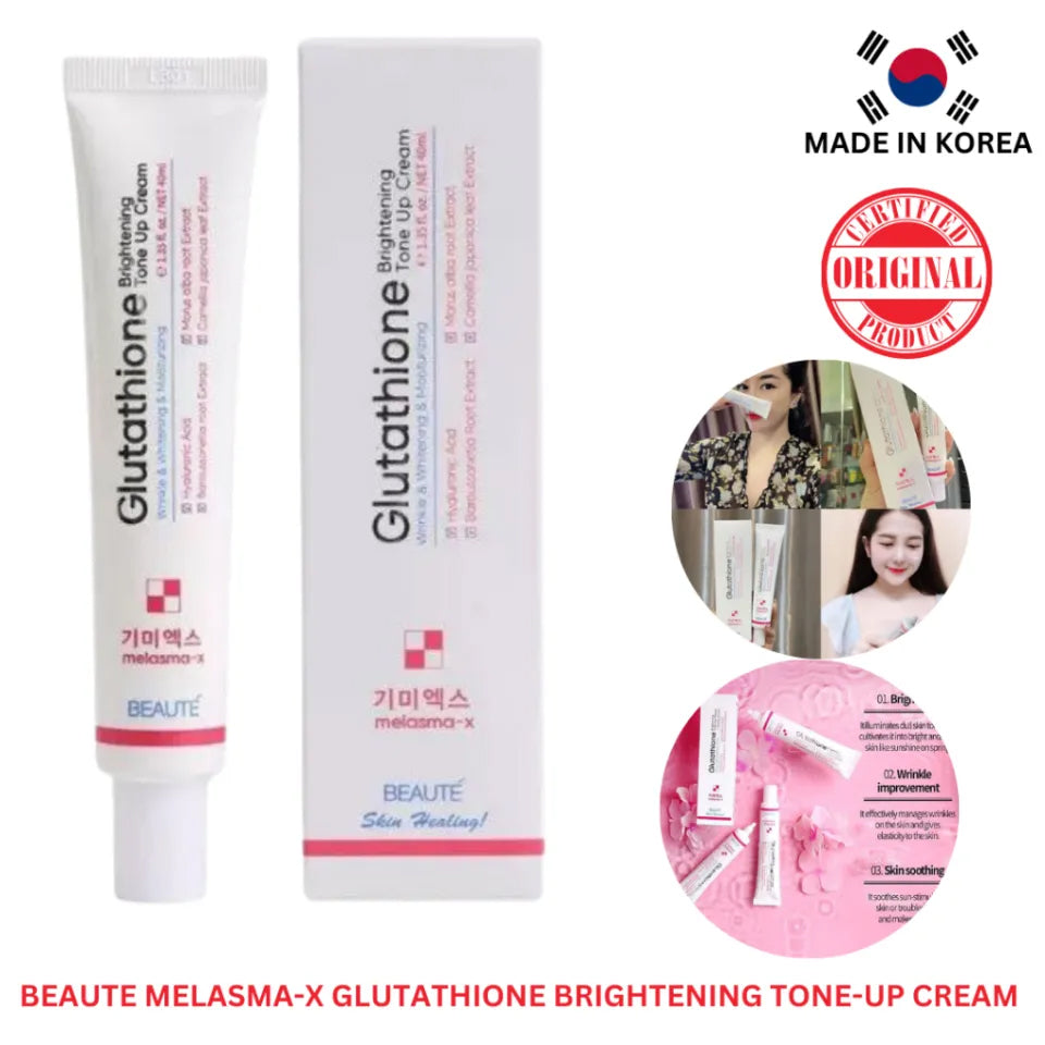 Beaute Glutathione Brightening Tone Up Cream Melasma-X Wrinkle & Whitening & Moisturizing 45ml (Made In Korea)