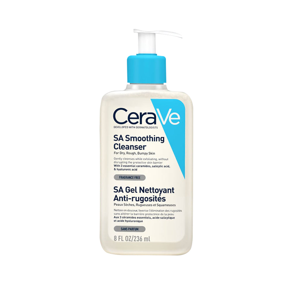 CeraVe SA Smoothing Cleanser 236ml | Salicylic Acid Exfoliating Cleanser