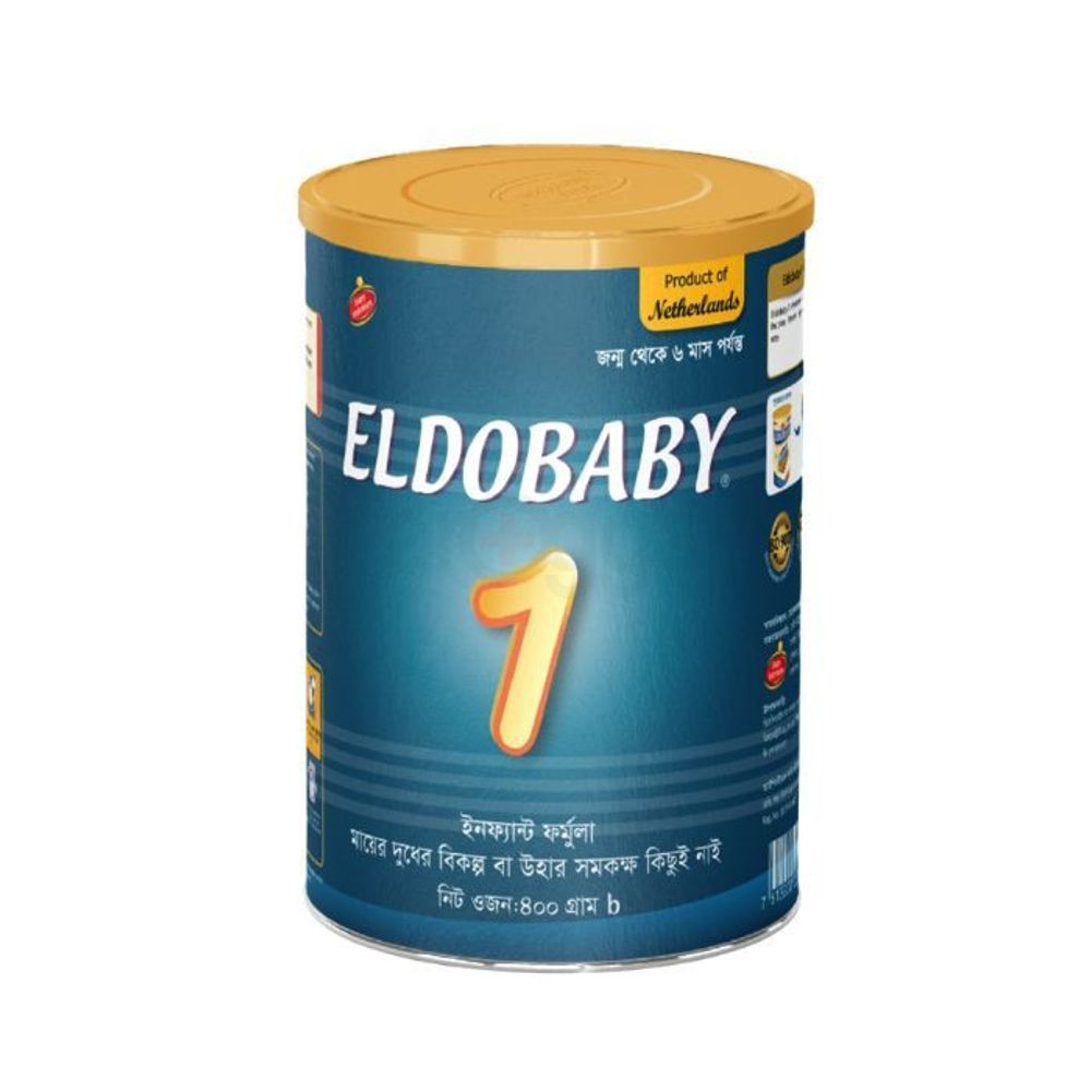 Eldobaby 1 Tin (0-6 Month) Baby Formula 400gm