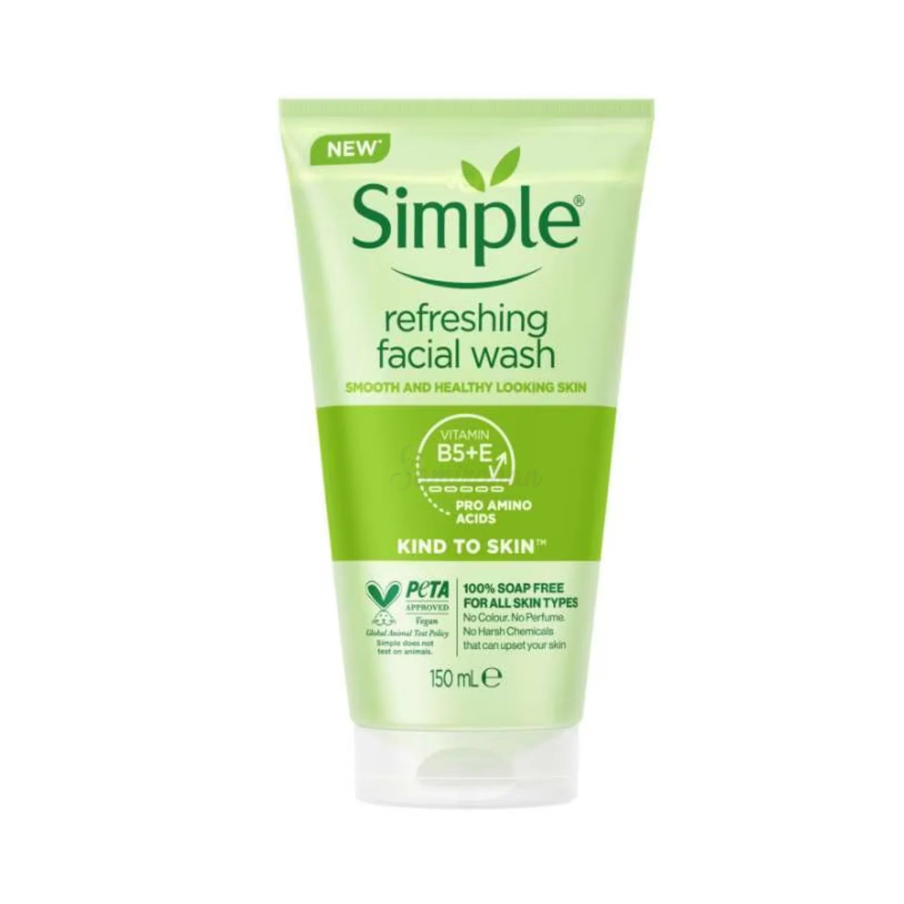 Simple Refreshing Facial Wash Kind To Skin Soap Free For All Skin Types 150ml Buy Online Bangladesh BeasyMart