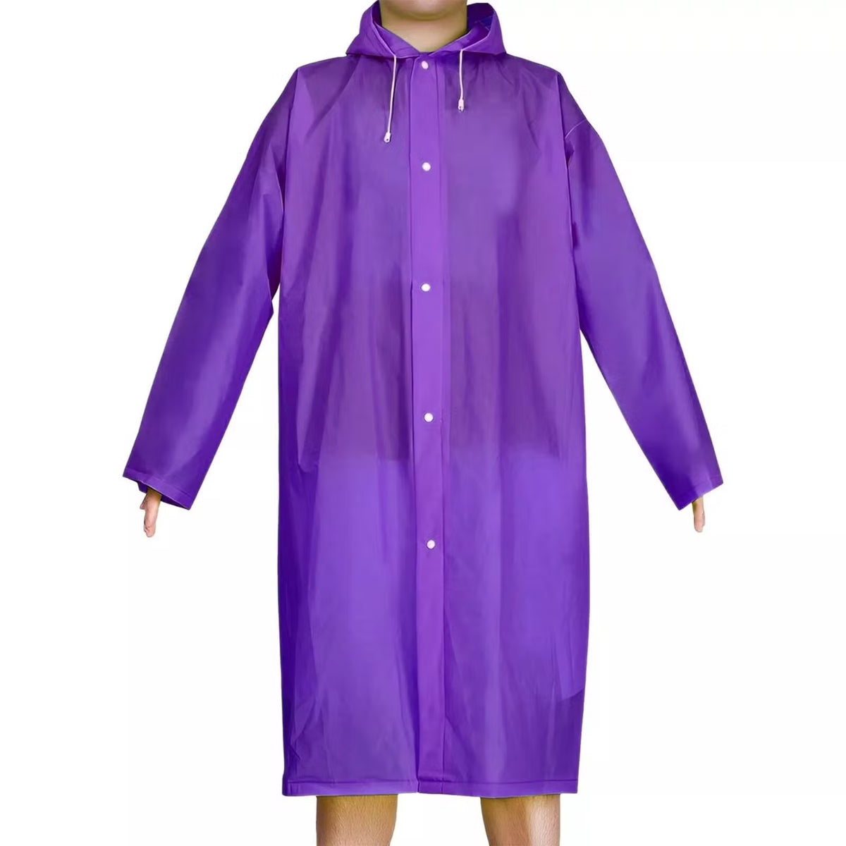 1 Pcs Raincoat High Quality Long Rain Coat Lightweight 0.15mm Thick Travel Rain Coat for Men/Women