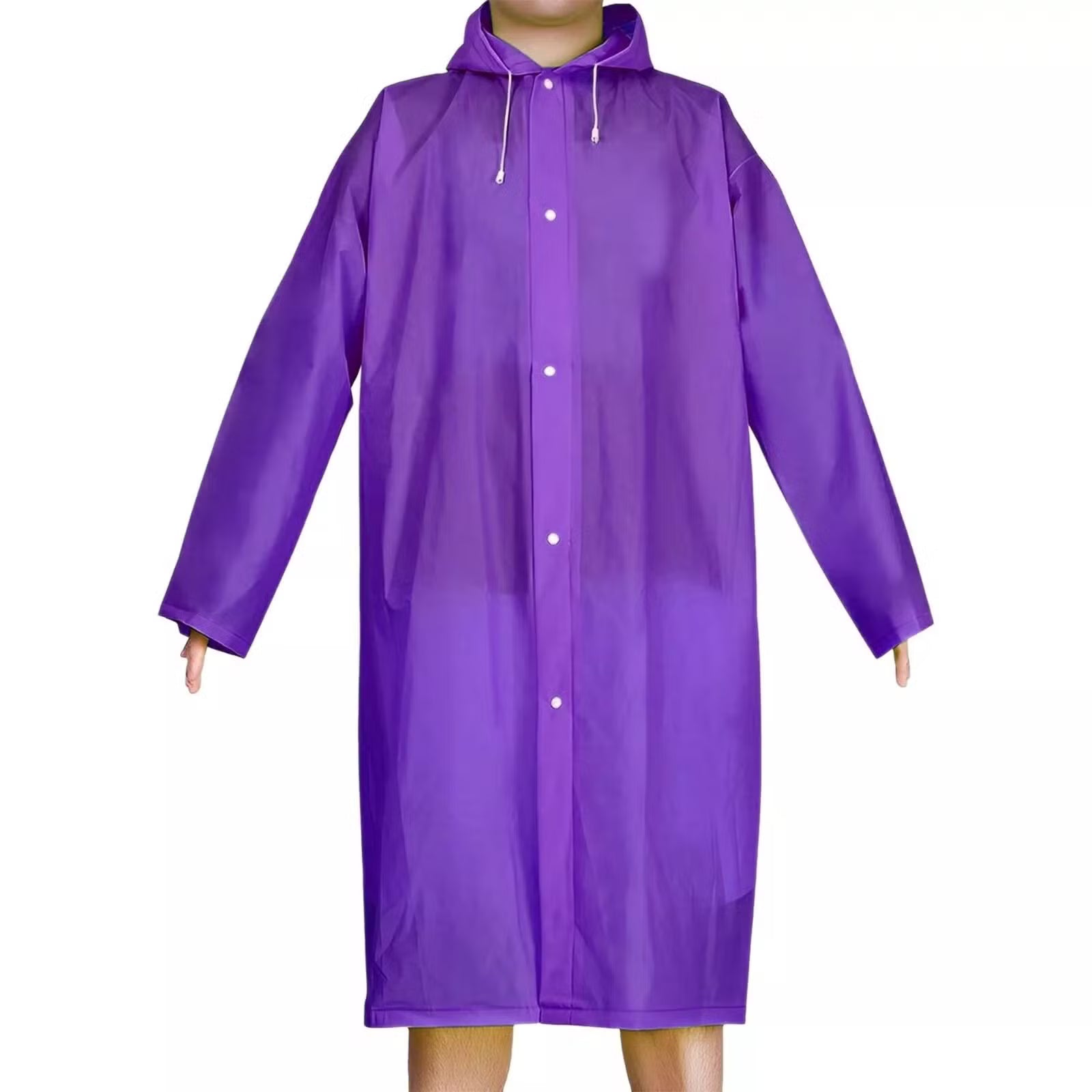 1 Pcs Raincoat High Quality Long Rain Coat Lightweight 0.15mm Thick Travel Rain Coat for Men/Women