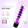 Multispeed Crystal Jelly Clitoris G-Spot Flirting Climax Orgasmm Vibrator Massager Sexx Toy Alat Sekss Perempuan GV-4 [Gspot Series]