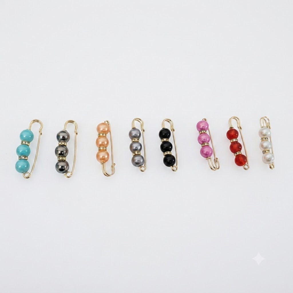 Premium Hijab Clips (8 Pcs) - HC05