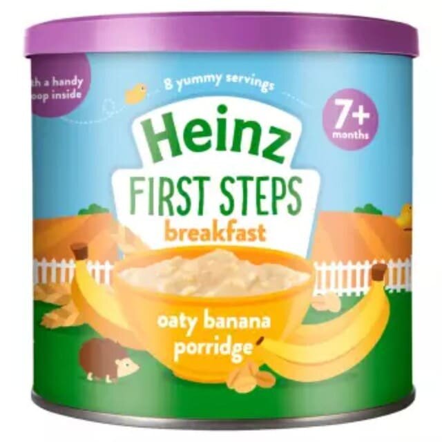 Heinz First Steps Breakfast Oaty Banana Porridge - 240gm From (7+ Months)