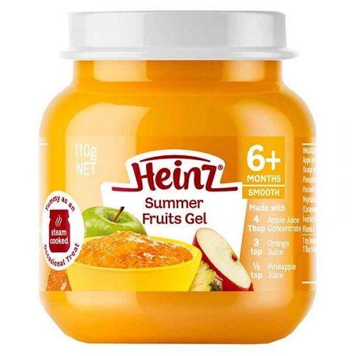 Heinz Summer Fruits Gel 110gm (6 months+)