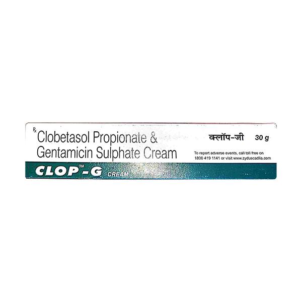 Clop G Cream 30g tube Clobetasol Propionate Gentamicin Sulphate - www.beasymart.com