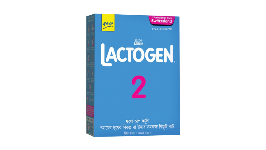 LACTOGEN 2 ( 6-12 Months ) Infant Formula Baby Milk Powder 350g BIB