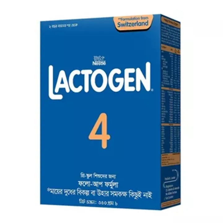 LACTOGEN 4 Infant Formula ( 2-5 Years ) Baby Milk Powder 350g BIB ( 2-5 Years )