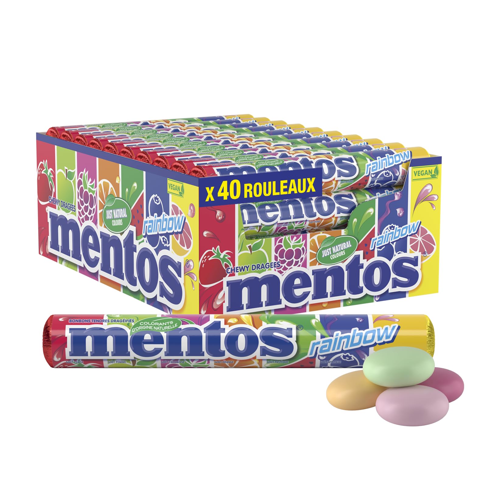 Mentos Rainbow Roll Candy