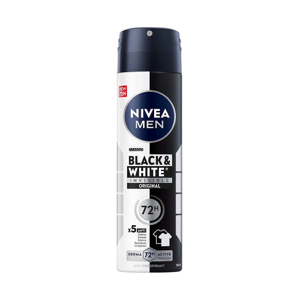 NIVEA MEN Body Spray Black & White Invisible 150ml