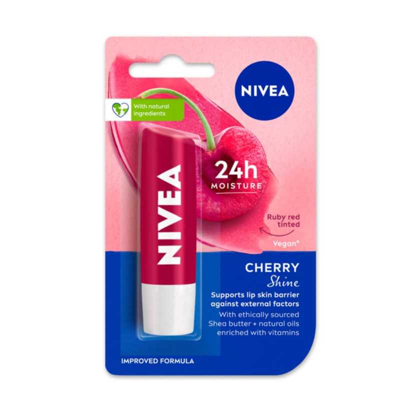 Nivea Lip Care Cherry Shine  4.8gm