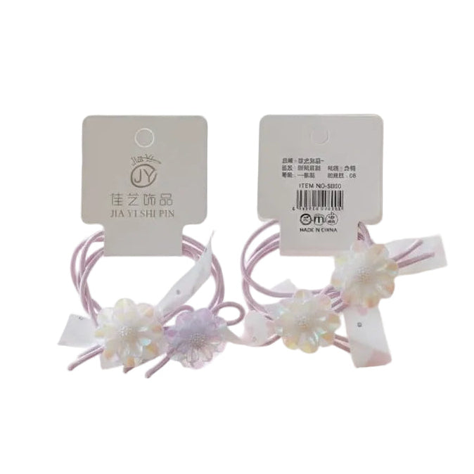 Fashionable & Reusable Rubber Bands (2pcs) -B03