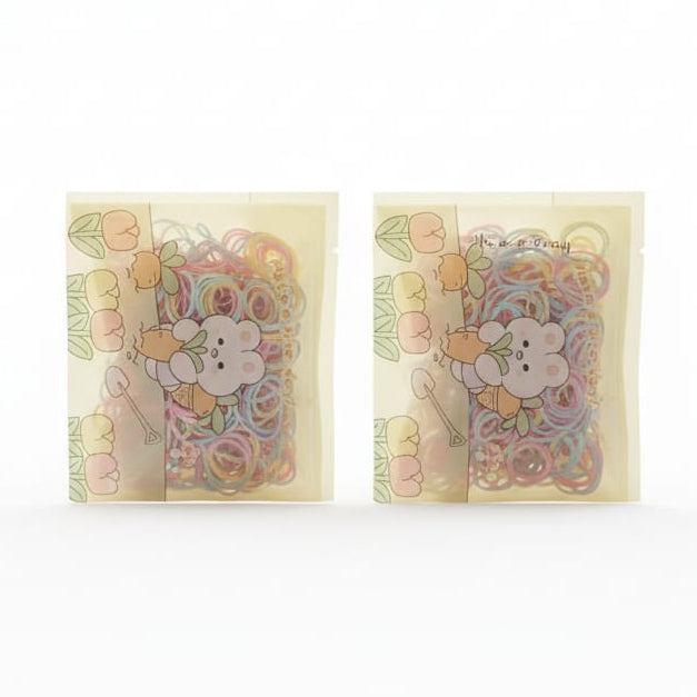 Fashionable & Reusable Rubber Bands (2pkt 200pcs) -B05