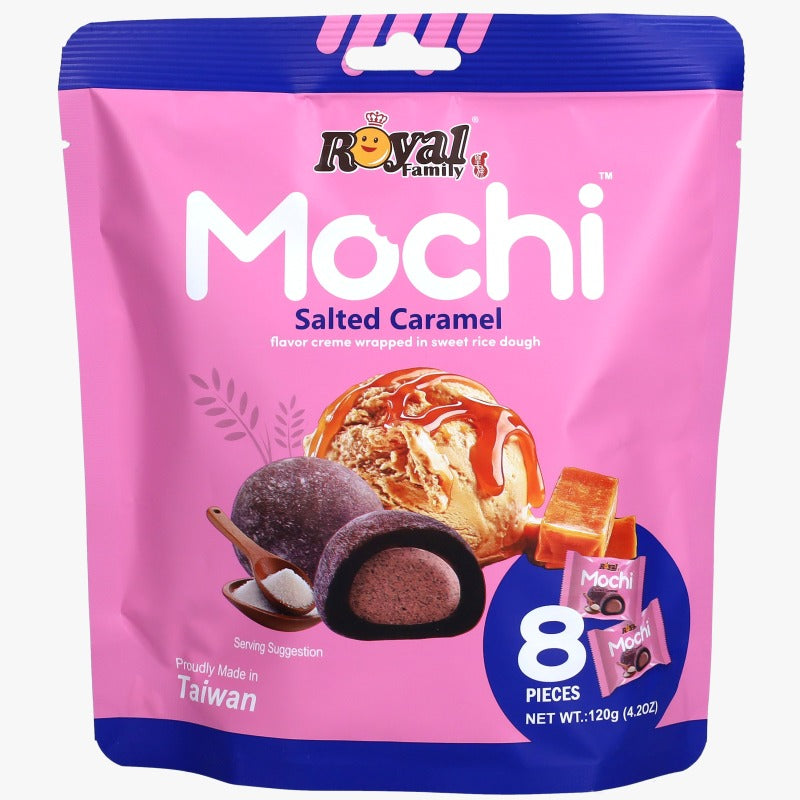 Royal Family Mochi Salted Caramel 8 Pieces chocolate