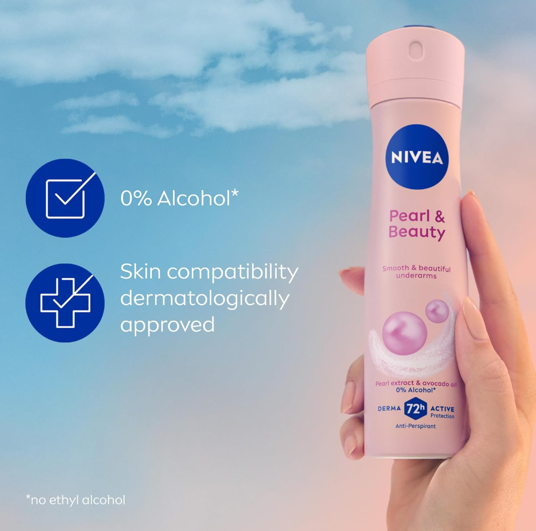 Nivea Pearl & Beauty Deodorant Spray 150ML