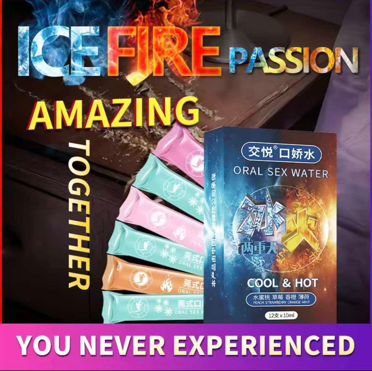 OLO Water Explore Fun Cool & Hot Stimulation For Adult Sex Play Lubricant Stimulation